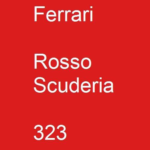 Ferrari, Rosso Scuderia, 323.